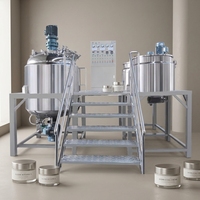 Tanque Mezclador de Acero Inoxidable YH, Máquina para Hacer Detergente Líquido, Recipiente Homogeneizador/Emulsionador al Vacío