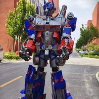 Costume de mascotte de robot ambulant réaliste pour adultes, nouveau modèle de Guangzhou Namchi, avec haut-parleur pour les spectacles sur scène et les fêtes