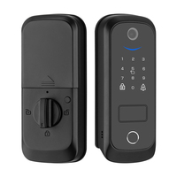 Elock Es450f Houten Deurfabriek Direct Slim Nachtslot Met App-Bediening Tijdelijk Wachtwoord Slim Deurslot