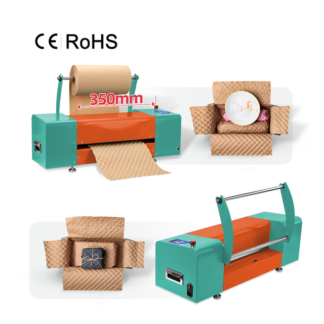 Aircosan 350mm Automatic Cutting Paper Cushioning Machine for Protective Void Fill  Non-Plastic Logistics Packaging