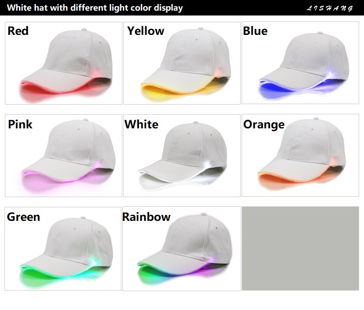 White hat mixed color