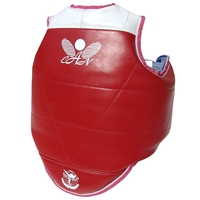 Pelindung Dada Seni Bela Diri Merah dan Biru yang Dapat Dibalik - Pelindung Tubuh Taekwondo Quick Fit untuk Sparring