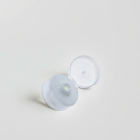 Tubes de crème pour les mains en plastique PET blanc écologiques en gros, vides, 10 ml, 20 ml, avec bouchon à rabat, faux cils, shampoing