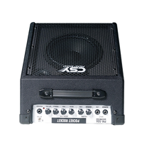 Amplificateur de batterie portable CSY PM-50A |   50W RMS / 70W de pointe, volume BT indépendant |   Entrée/Sortie 6,35 mm, égaliseur 3 bandes |   Compatible avec UNLOCK/Roland/Yamaha