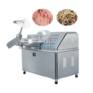 Stainless steel 6 blades sausage bowl chopper commercial beef meat emulsify bowl cutter price