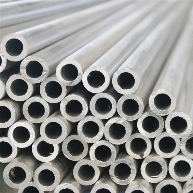 Tubo de aluminio fabrica tubo de aluminio extruido anodizado Tubo Rectangular tubo cuadrado/redondo