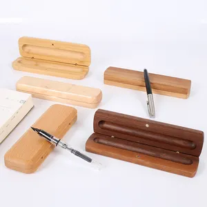 Wooden Pencil Case Wooden Storage Box Wooden Display Stand Single Pen Holder Wooden Single Pen Holder Marker Storage Case