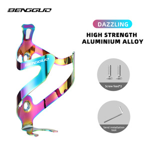 Yueli Aluminum Alloy Water Bottle Cage Lightweight Mountain Road Bike Cup Holder <b>Cycling</b> Accessory - Product Image 4