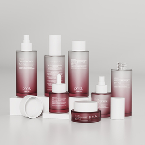Flacone di vetro cosmetico personalizzabile con pompa/contagocce-30ml, <span class=keywords><strong>50ml</strong></span>, 100ml-vetro smerigliato ricaricabile, imballaggio ecologico - Product Image 2