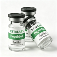 50. Autocollant personnalisé pour flacon de peptides de laboratoire, vinyle résistant au froid, flacon en verre de 10 ml, usage de recherche uniquement