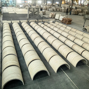 Piastrella per Rivestimento Esterno a <span class=keywords><strong>Colonna</strong></span> Romana Cava, Non Riempita, Beige, Rotonda, in Travertino per Esterni - Product Image 1