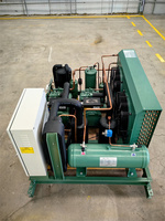 Unité de condenseur d'air à compresseur à piston semi-hermétique 3hp 5hp 10hp 15hp 20hp 25hp Unité de condenseur de réfrigération pour chambre froide