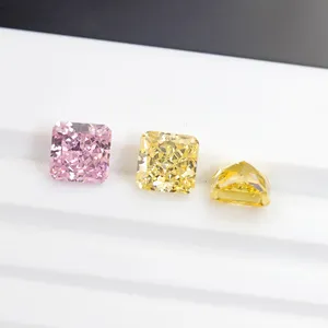 Solto amarelo diamante solitário-brilhante diamante amarelo pedras preciosas soltas atacado diamantes em todo o mundo expositor