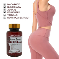 Complément Herbal à Marque Blanche OEM pour l'Amélioration et la Beauté des Fesses – Capsules de Maca Noire pour Hommes et Femmes Adultes
