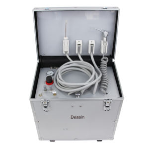 <span class=keywords><strong>Unit</strong></span>à portatile dentale 402A Mobile portatile della scatola di trattamento dentaria della clinica <span class=keywords><strong>unit</strong></span>à della turbina con l'attrezzatura di odontoiatria del compressore d'aria - Product Image 1