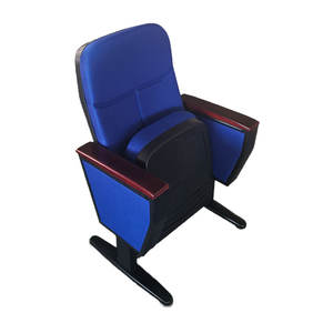 Chaises pliantes de luxe inclinables pour théâtre/cinéma/salle de conférence <span class=keywords><strong>avec</strong></span> revêtement en tissu acrylique pour l'église, l'école et les conférences - Product Image 4