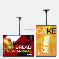 Produit phare : Boîte lumineuse publicitaire magnétique rectangulaire en aluminium, écologique, avec écran LED rétroéclairé 12V DC pour affichage de menus