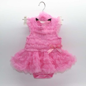 Ropa de Bebé de Alta Calidad al por Mayor, Vestido de Encaje Floral para Recién Nacidos - Product Image 2