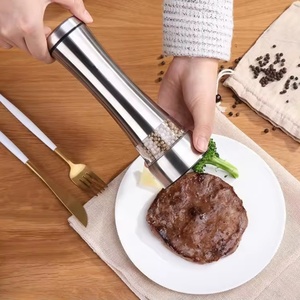 Manufactures Supplier Manual Wholesale Stainless Steel Glass <b>Pepper</b> Mill Salt <b>Pepper</b> <b>Grinder</b> <b>Pepper</b> &Salt Mill - Product Image 6
