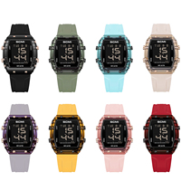Montre de sport numérique tendance, étanche 5 ATM, grand cadran, rétroéclairage, alarme, affichage semaine/mois, meilleur cadeau pour hommes, garçons, filles et enfants