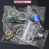 Porte-clés Turbo de voiture de style vintage, boîte de vitesses et disque de frein en métal, porte-moyeu de roue et frein à disque imprimés en émail pour garçon et amis