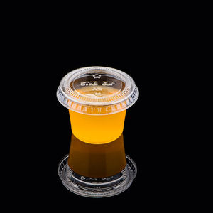 Prix usine emballage d'aliments froids 1 oz tasse de portion transparente pour animaux de compagnie avec couvercle - Product Image 5