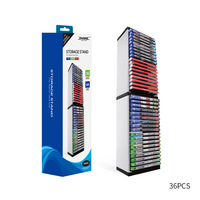 Rack de stockage de cartes de jeu de grande capacité 36 pièces Offre Spéciale en usine adapté au support de boîte de disque de carte de jeu CD PS5