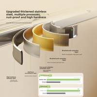 Étagère de rangement sous armoire en acier inoxydable, extensible, pour cuisine, panier suspendu, organisateur, vente en gros, directement de l'usine