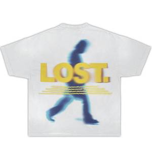 Camiseta Oversize Estilo Y2K con Gráfico Vintage Lost Souls, Corte Holgado, Estilo Urbano - Product Image 1