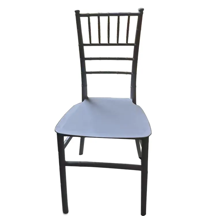 Chaise Chiavari monobloc en plastique PP blanc bon marché pour les mariages