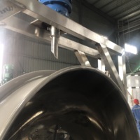 Huashang Custom Commerciële RVS Dubbelwandige Verwarmingsketel voor het maken van sauzen, jam en dranken