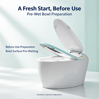 WC intelligent moderne pour usage domestique, bidet électrique en céramique, entièrement automatique, télécommande, fonction lavage féminin, siège chauffant