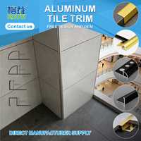 Profilé de finition en aluminium pour carrelage mural intérieur, protection des bords des carreaux en céramique, profilé de finition en aluminium pour carrelage