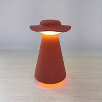 Lampe de table décorative Top Hat rechargeable, cadeau, chargement simple, sans fil, lumière réglable, détection manuelle, lampe de table magique