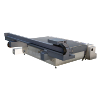 Printer UV Hybrid Otomatis Format Lebar NTEK YC2513R 2.5m Baru, Format Besar Flatbed dan Roll to Roll dengan Tinta UV