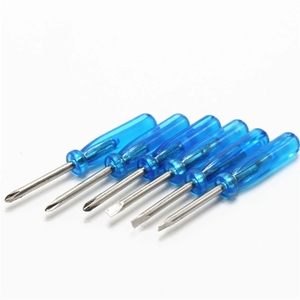 Mini tournevis à tête plate 1.6mm 2mm 3mm pour montre lunettes électronique jouet réparation bricolage qualité poignée en plastique personnalisé OEM - Product Image 5