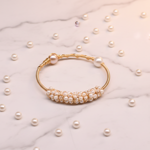 Pulsera de <span class=keywords><strong>Perlas</strong></span> Bohemia Retro, Multicolor, con Cuentas de Piedra Natural, Borla Chapada en Oro, Joyería Festiva - Product Image 1