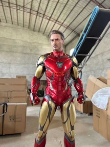 Estatua <span class=keywords><strong>de</strong></span> Iron Man Mark 85 <span class=keywords><strong>de</strong></span> Tamaño Real, Réplica <span class=keywords><strong>de</strong></span> Resina 1:1 del Accesorio Cinematográfico con Escultura <span class=keywords><strong>de</strong></span> Cabeza <span class=keywords><strong>de</strong></span> Tony Stark para Exhibición en Centros Comerciales y Colección - Product Image 4