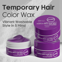 Joynna Natural Hair Wax Pommade non grasse imperméable à l'eau avec une finition lisse très brillante pour la maison ou le Travel-150ml