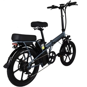Vélo électrique pliable de sport avec cadre en acier carbone, pneus de 20 * 1,95 pouces et batterie lithium 48V10.5AH - Product Image 2