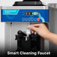 Machine à glace molle à fort rendement (40 %) Snowcream C1713 - Maximisation des profits pour les boutiques de desserts