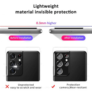 Funda protectora para cámara <span class=keywords><strong>Samsung</strong></span> <span class=keywords><strong>Galaxy</strong></span> S22 <span class=keywords><strong>S</strong></span> <span class=keywords><strong>22</strong></span> <span class=keywords><strong>Ultra</strong></span> S22, cristal templado curvo 3D - Product Image 6