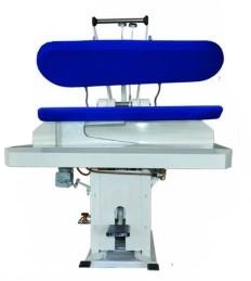 Presse à repasser industrielle à vapeur avec boîtier en acier au carbone et chauffage à la vapeur pour le pressage continu des vêtements - Product Image 3