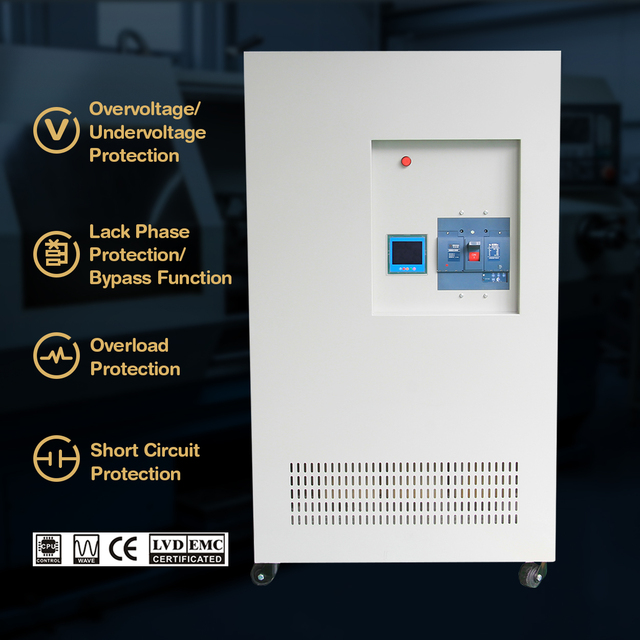 Industrial SCR 3 Phase Voltage Stabilizer Thyristor 100KVA 1000kva Automatic 380V Electronic AVR Voltage Regulator for CNC