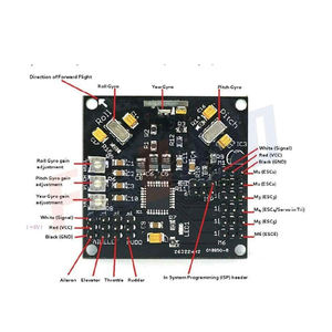 Placa de Control de Vuelo V2.3 KK Blackboard V5.5 Multicóptero para Dron RC DIY de 4 Ejes, Quadcopter, Aeronave - Product Image 2