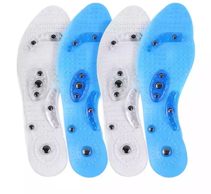 Pied Semelles de massage magnétiques Semelle de sport en silicone