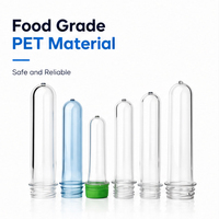 Moule personnalisé 55Mm 65Mm 2L 3L 4L 5L 6L 7L Préforme de bouteille d'huile PET transparente avec bouchon en plastique