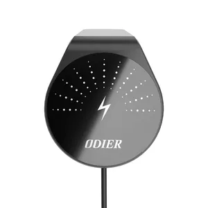 Odier Smart Phone 15W Fast Charging Car Wireless Charger Mobile Phone Holder Car Air Vent Car Dashboard