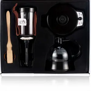 Diguo เครื่องชงกาแฟไซฟอนแก้วแบบ2 In 1,เครื่องชงกาแฟไซฟอนไฟฟ้าในครัวเรือนหรูหรา
