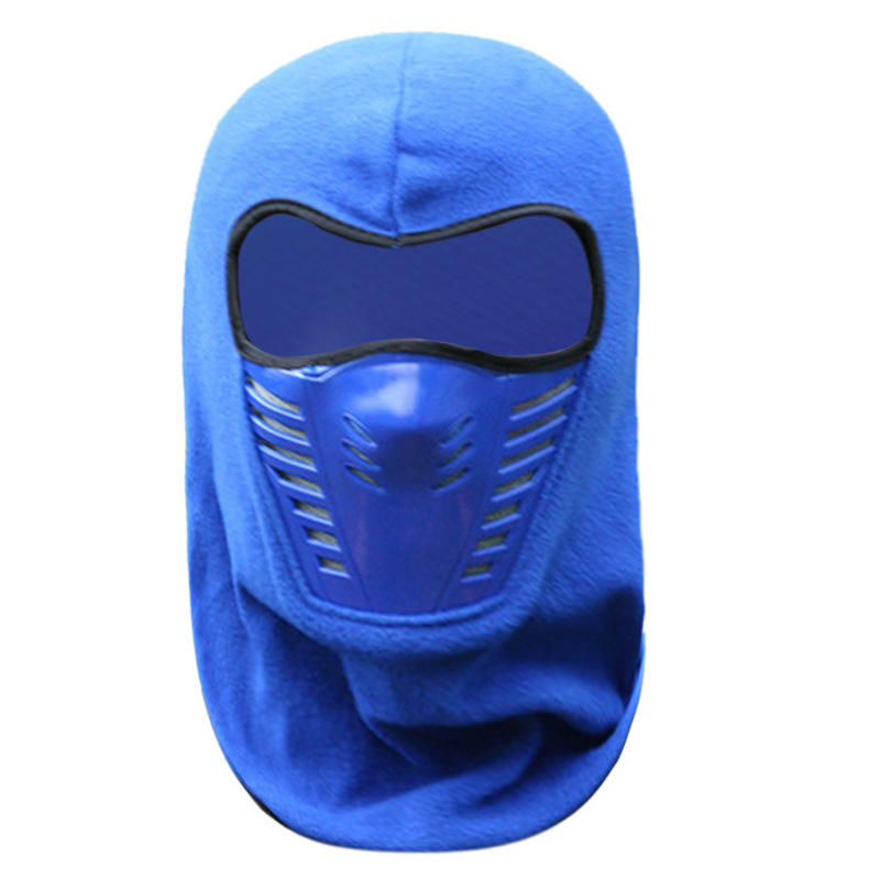 Face shield Winter warm ski cold proof dust-proof motorcycle face shield Thickened fleece hood hood hood riding mask